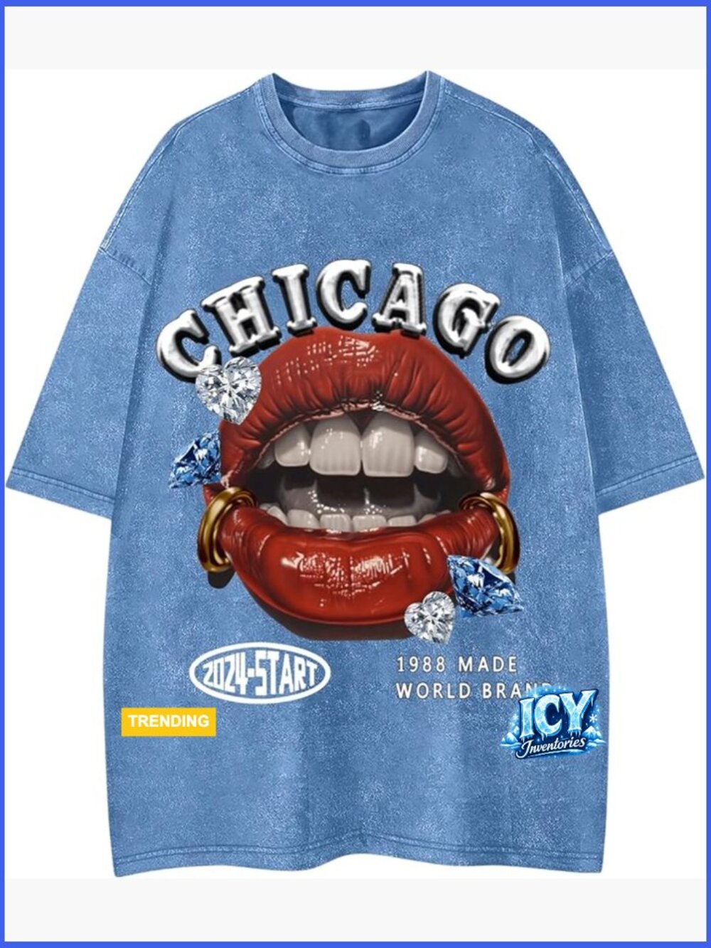 Vintage Hipster Graphic Tee Soft Fabric Crew Neck T-Shirt Streetwear